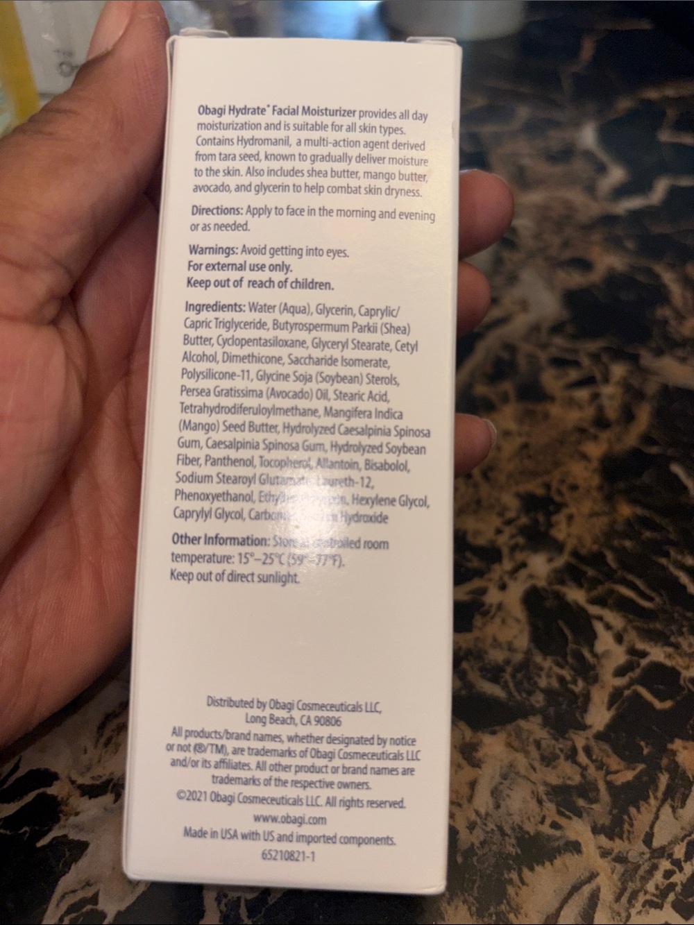 Obagi Hydrate Facial Moisturizer - Cream White/ nwot - Picture 2 of 2